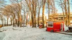 Zimowy wschód i południe w Strandzie nad jeziorem Kisajno - zdjęcie 35