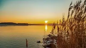 Styczniowy zachód słońca nad jeziorem Święcajty, 2022 r. - zdjęcie 39