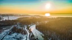 Mazurska zima nad kanałami, styczeń 2021 - zdjęcie 7