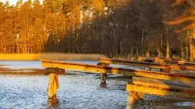 Wschód słońca nad jeziorami Boczne i Niegocin, styczeń 2022 r. - zdjęcie 15