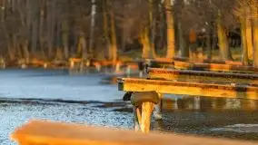 Wschód słońca nad jeziorami Boczne i Niegocin, styczeń 2022 r. - zdjęcie 42