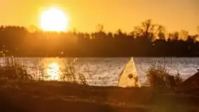 Wschód słońca nad jeziorami Boczne i Niegocin, styczeń 2022 r. - zdjęcie 25