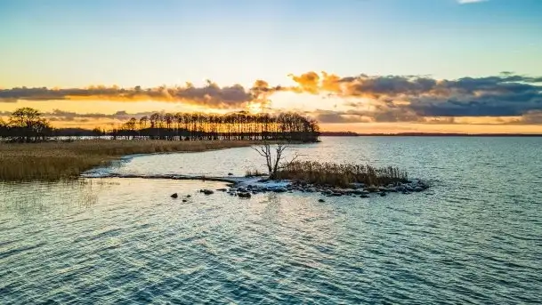 Styczniowe słońce, jezioro Dargin i kra... - zdjęcie 6