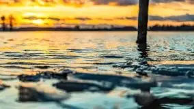 Zachód słońca nad jeziorem Bocznym, styczeń 2022 - zdjęcie 12