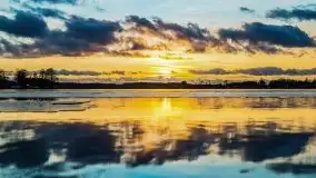 Zachód słońca nad jeziorem Bocznym, styczeń 2022 - zdjęcie 20