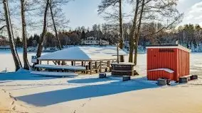 Zimowa Stranda i jezioro Kisajno, styczeń 2022 r. - zdjęcie 8