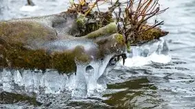 Niegocin i Giżycko skute lodem, grudzień 2020 - zdjęcie 6