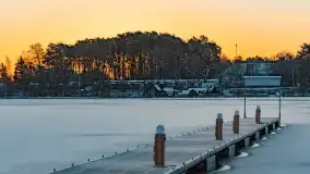 Wschód słońca w Strandzie nad jeziorem Kisajno - zdjęcie 17