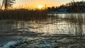 Wschód słońca w Strandzie nad jeziorem Kisajno - zdjęcie 40