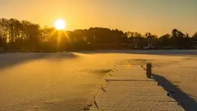 Wschód słońca w Strandzie nad jeziorem Kisajno - zdjęcie 45