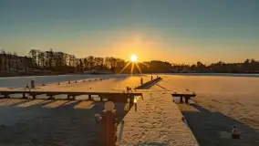 Wschód słońca w Strandzie nad jeziorem Kisajno - zdjęcie 44