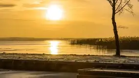 Wschód słońca nad jeziorem Niegocin w Wilkasach - zdjęcie 61