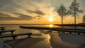 Wschód słońca nad jeziorem Niegocin w Wilkasach - zdjęcie 48