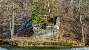 Jaz walcowy na kanale mazurskim, śluza Guja Piaski - zdjęcie 29