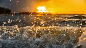 Zachód słońca nad jeziorem Niegocin, Bystry, luty 2021 - zdjęcie 7