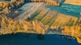 Zachód słońca nad grodziskiem Święta Góra i jeziorem Wojnowo, luty 2022 r. - zdjęcie 21