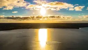 Zachód słońca nad jeziorem Tałty i kanałem Tałckim - zdjęcie 35