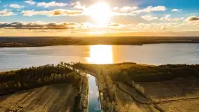 Zachód słońca nad jeziorem Tałty i kanałem Tałckim - zdjęcie 41