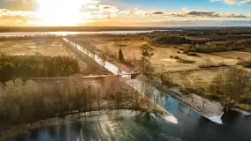 Zachód słońca nad jeziorem Tałty i kanałem Tałckim - zdjęcie 12