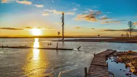 Zachód słońca nad jeziorem Tałty i kanałem Tałckim - zdjęcie 30