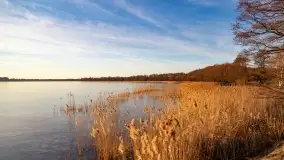 Zachód słońca nad jeziorem Harsz w Harszu - zdjęcie 2