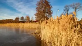 Zachód słońca nad jeziorem Harsz w Harszu - zdjęcie 13