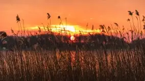 Marcowy zachód słońca nad jeziorem Kisajno - zdjęcie 8