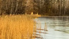 Zachód słońca nad jeziorem Krzywa Kuta - zdjęcie 8