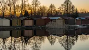 Garażowy zachód nad rzeką Pisa w Piszu - zdjęcie 16