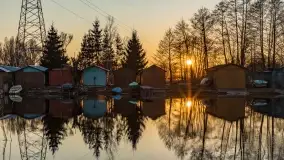 Garażowy zachód nad rzeką Pisa w Piszu - zdjęcie 6