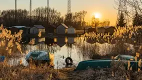 Garażowy zachód nad rzeką Pisa w Piszu - zdjęcie 10