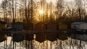 Garażowy zachód nad rzeką Pisa w Piszu - zdjęcie 24