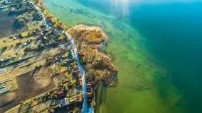 Jezioro Śniardwy i Nowe Guty na ujęciach z drona - zdjęcie 13