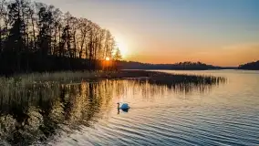 Zachód słońca nad jeziorem Wydmińskim, marzec 2022 - zdjęcie 18