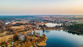 Zachód słońca nad jeziorem Wydmińskim, marzec 2022 - zdjęcie 14