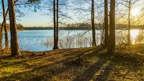 Wschód słońca przy wyspie Wydmińskiej, kwiecień 2022 r. - zdjęcie 29