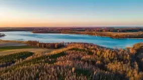 Zachód słońca nad jeziorem Dejguny, marzec 2022 r. - zdjęcie 38