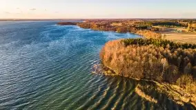 Zachód słońca nad jeziorem Dargin, marzec 2022 r. - zdjęcie 6