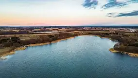 Zachód słońca nad jeziorem Stręgiel - zdjęcie 37