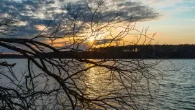 Zachód słońca nad jeziorem Jagodne - zdjęcie 3