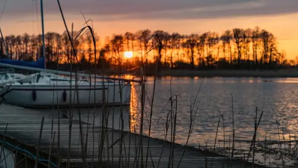 Jeszcze raz majówkowy zachód słońca w Sztynorcie