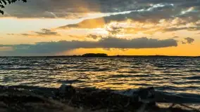 Zachód słońca nad jeziorem Dargin, maj 2022 r. - zdjęcie 23