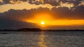 Zachód słońca nad jeziorem Dargin, maj 2022 r. - zdjęcie 14