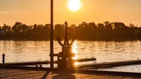 Zachód słońca nad jeziorem Bocznym, Marina Lester Club - zdjęcie 16