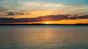 Zachód słońca nad jeziorem Niegocin, maj 2022 r. - zdjęcie 20