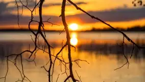 Zachód słońca nad jeziorem Niegocin, maj 2022 r. - zdjęcie 12