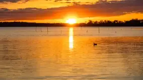 Zachód słońca nad jeziorem Niegocin, maj 2022 r. - zdjęcie 17