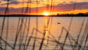 Zachód słońca nad jeziorem Niegocin, maj 2022 r. - zdjęcie 32