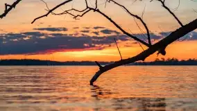 Zachód słońca nad jeziorem Niegocin, maj 2022 r. - zdjęcie 43