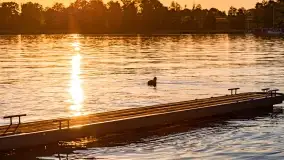 Zachód słońca nad jeziorem Bocznym, Marina Lester Club - zdjęcie 9